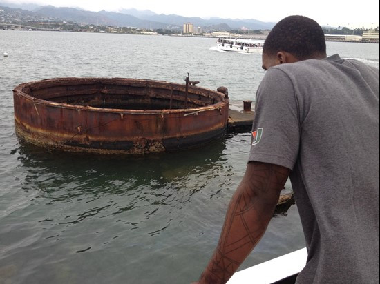 Erik at Pearl Harbor