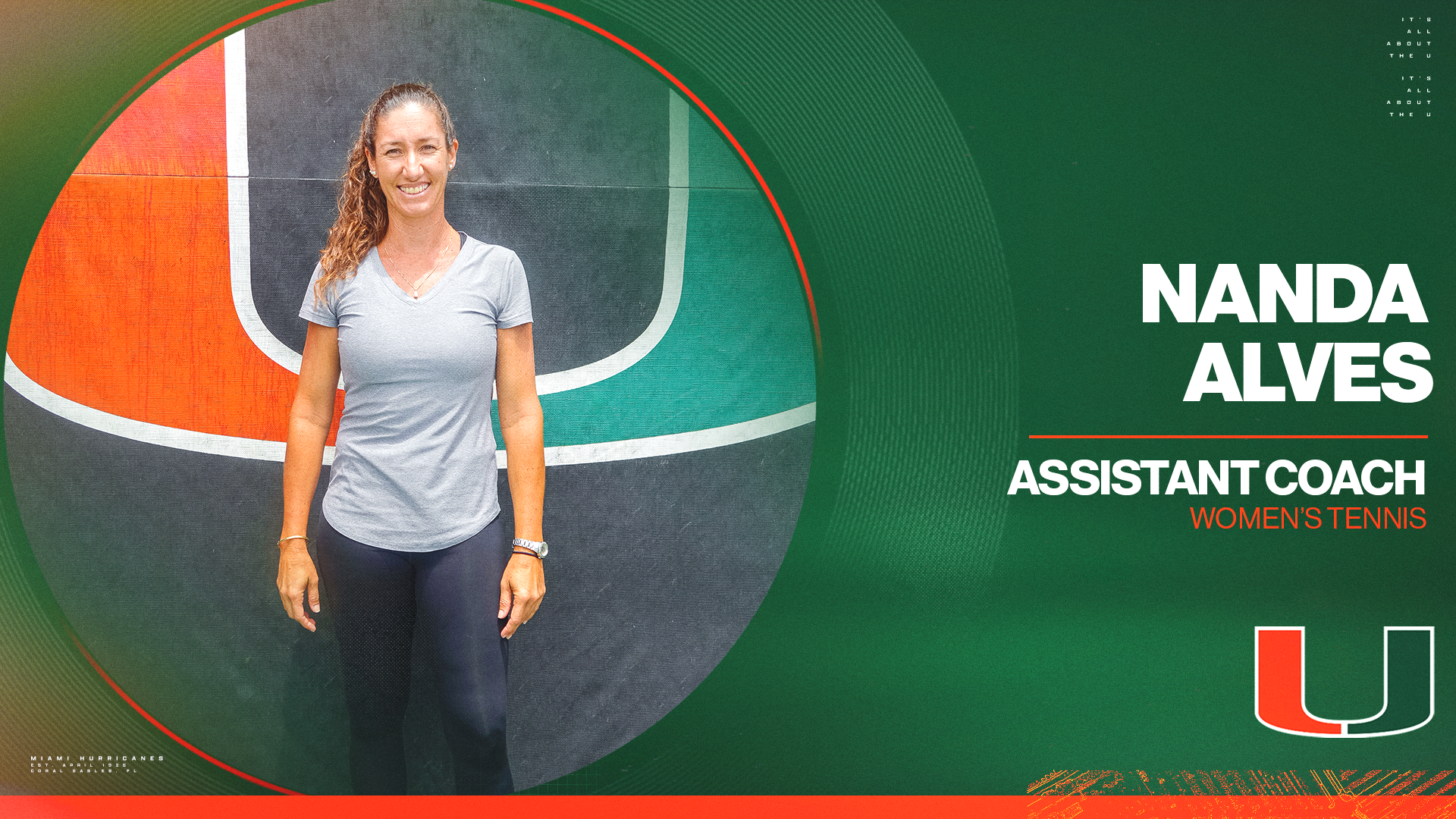 Miami Women’s Tennis Hires Alves as Assistant Coach