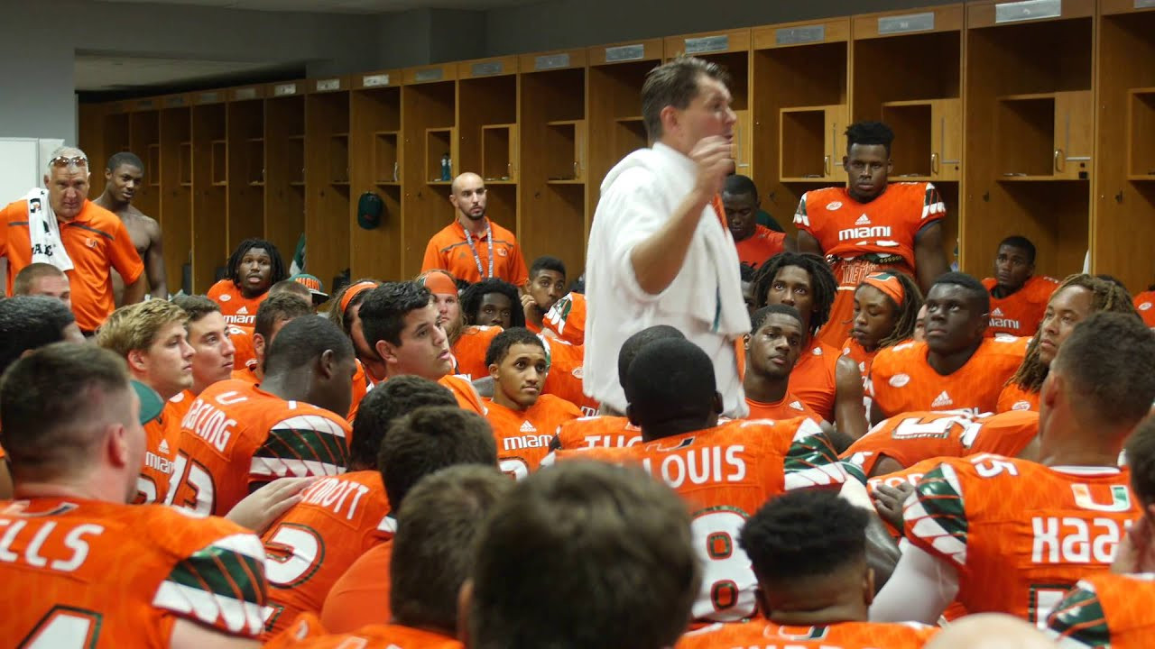 Inside the Canes Locker Room | Nebraska | 9.19.15