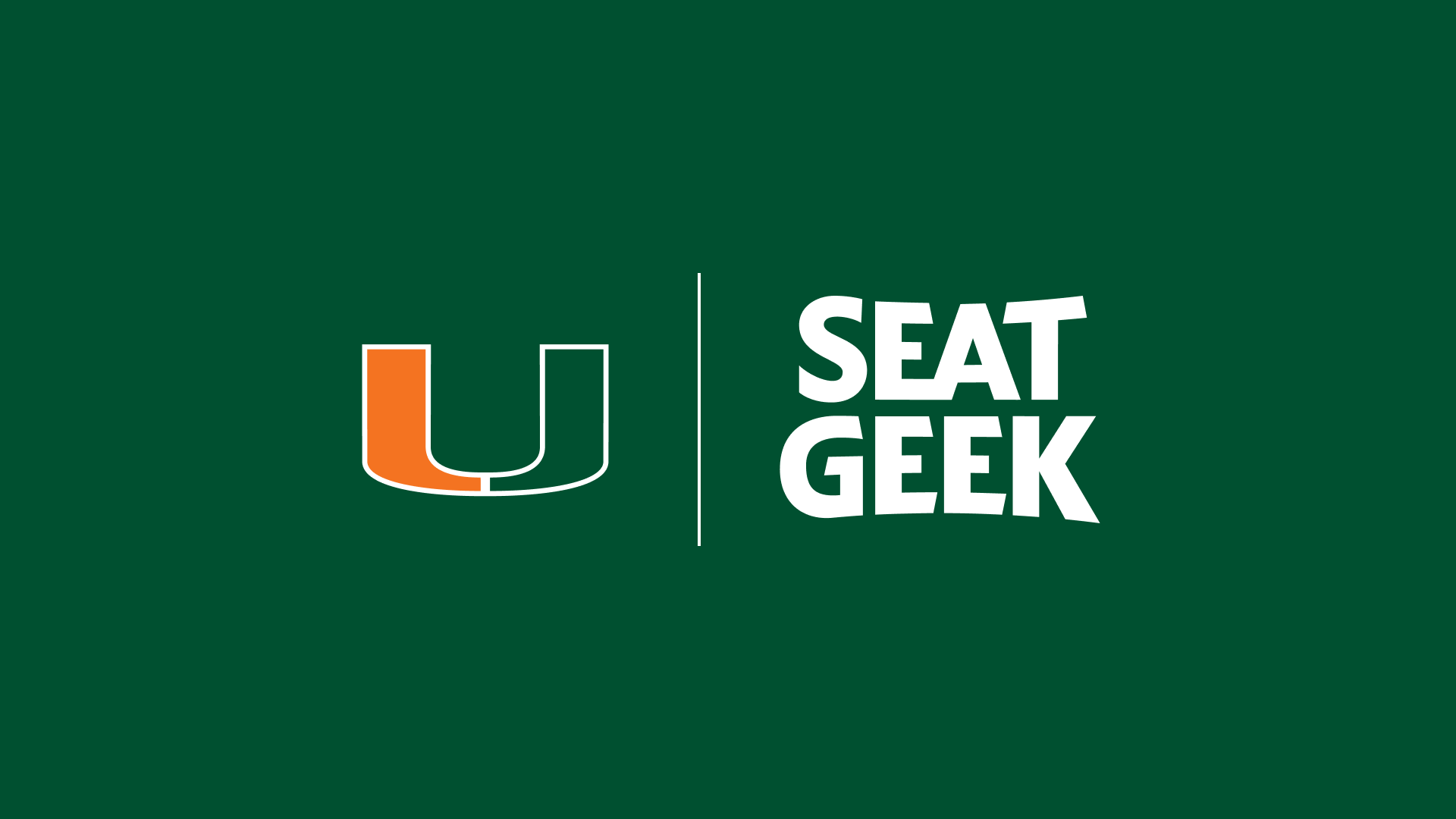 SeatGeek Named Official Ticket Marketplace of Miami Hurricanes