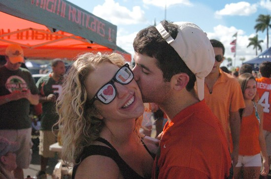 Tailgating at SunLife Stadium before a game against the University of South Florida Bulls at Sun Life Stadium on November 17, 2012. Photo by Steven...