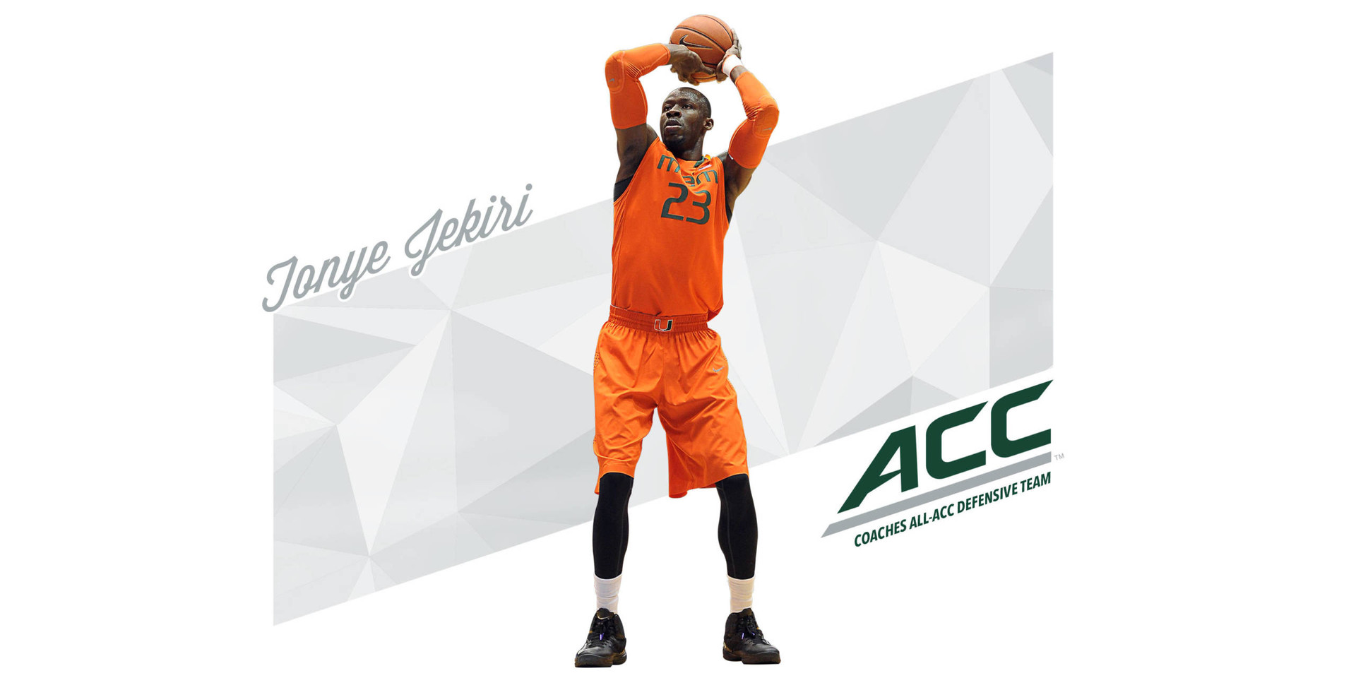 Coaches Tab Jekiri for All-ACC Defensive Team