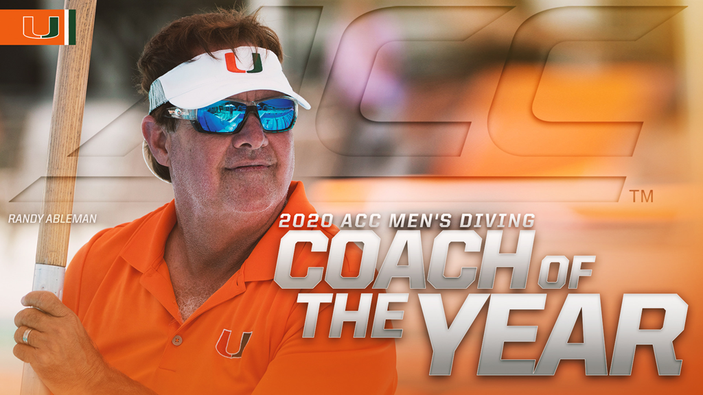Ableman Named ACC Men's Diving Coach of the Year