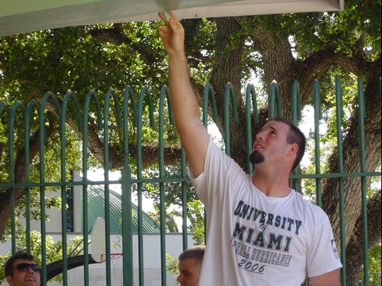 The Hurricanes Student Athlete Advisory Committee coordinated painting and planting as community service at Virrick Park in Coconut Grove. 120...