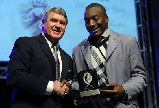 ACC Commissioner John Swofford and Duke Johnson