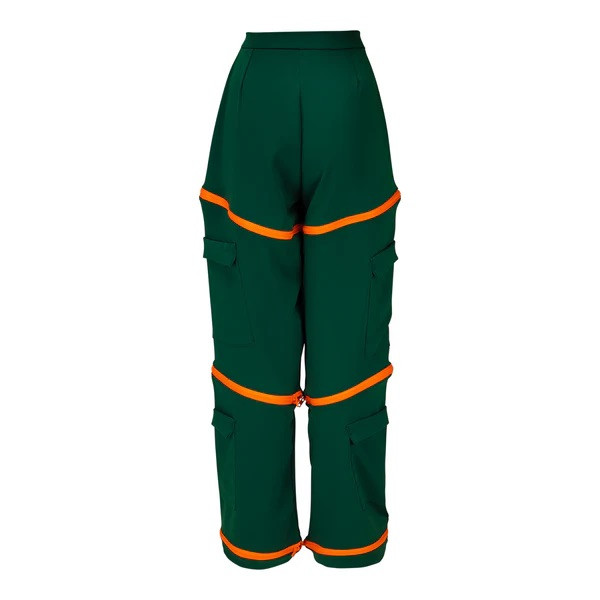 Radmila Lolly University of Miami Women's Green Zippered Pant