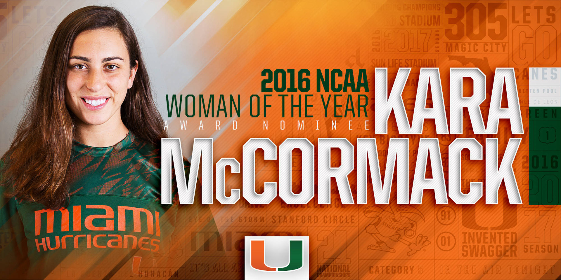 McCormack Nominated for NCAA Woman of the Year