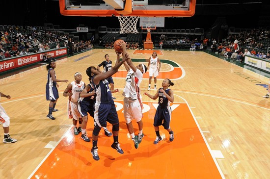 2011 Miami Hurricanes Women's Basketball vs Georgetown - Morgan Stroman