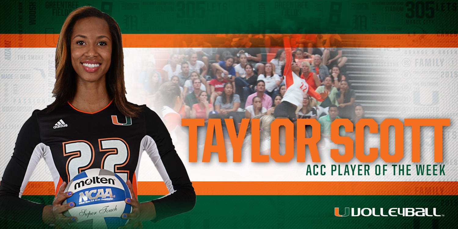 Taylor Scott Named ACC Player of the Week