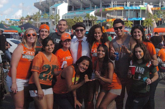 Tailgating at SunLife Stadium before a game against the University of South Florida Bulls at Sun Life Stadium on November 17, 2012. Photo by Steven...