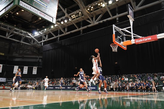 2011 Miami Hurricanes Women's Basketball vs Georgetown - Shenise Johnson