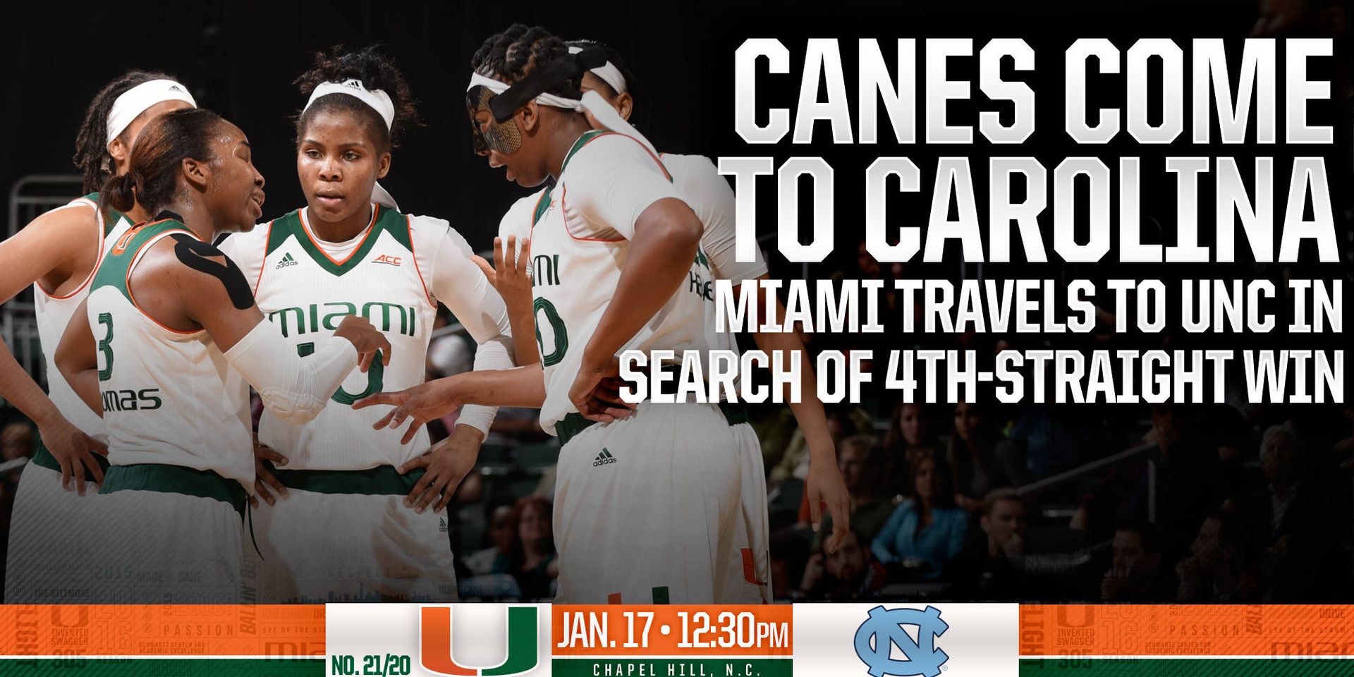@CanesWBB Ready for Road Contest at UNC