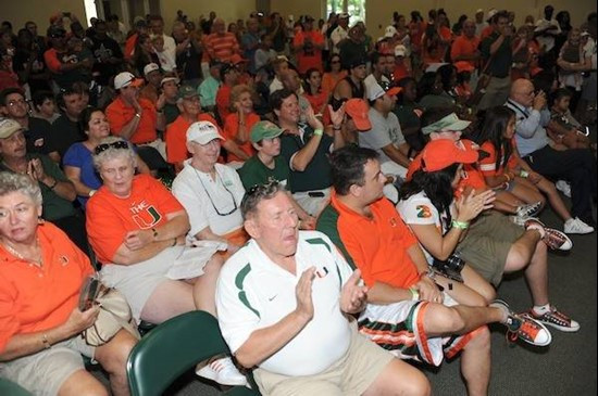 Canes Carnivale at the Bank United Center-Fieldhouse on August 28, 2010 was the first annual event where fans, players and coaches could meet and...