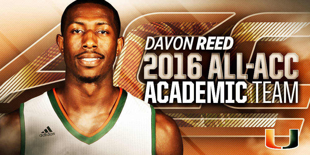 Reed Named to 2016 All-ACC Academic Team