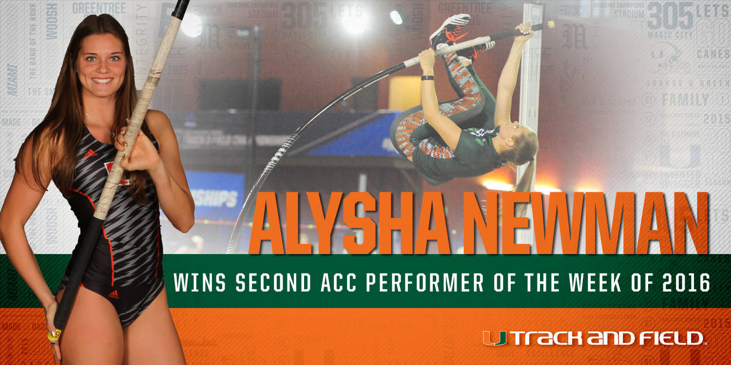 Alysha Newman Named ACC Performer of the Week