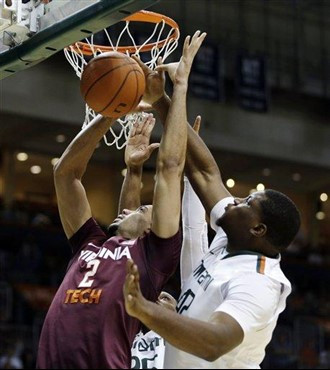 No. 5/7 Men's Basketball vs. Virginia Tech