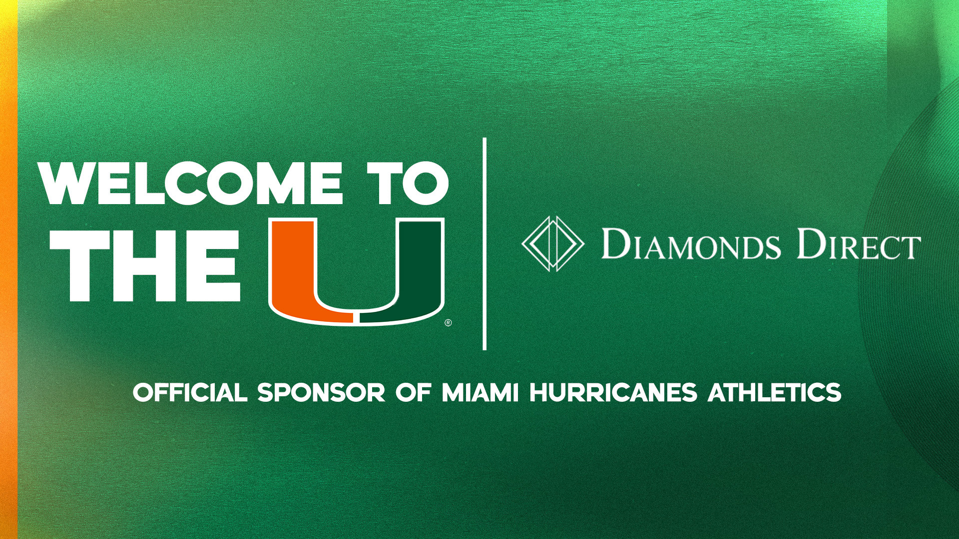 Diamonds Direct Named Official Jeweler of University of Miami Athletics