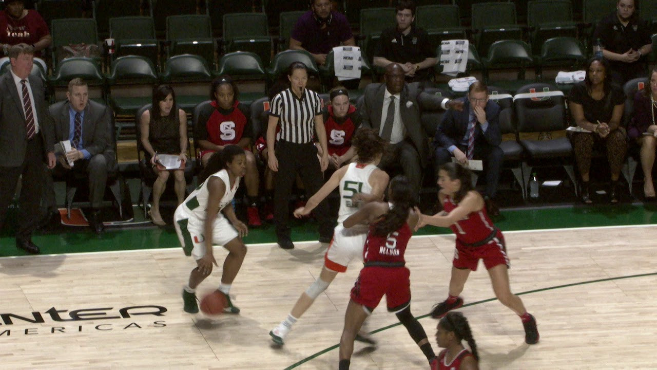 NC State vs. Miami Women's Basketball Highlights