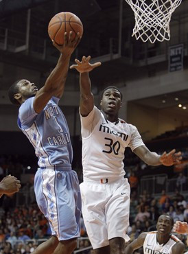 Miami vs. North Carolina - Jan. 26, 2011