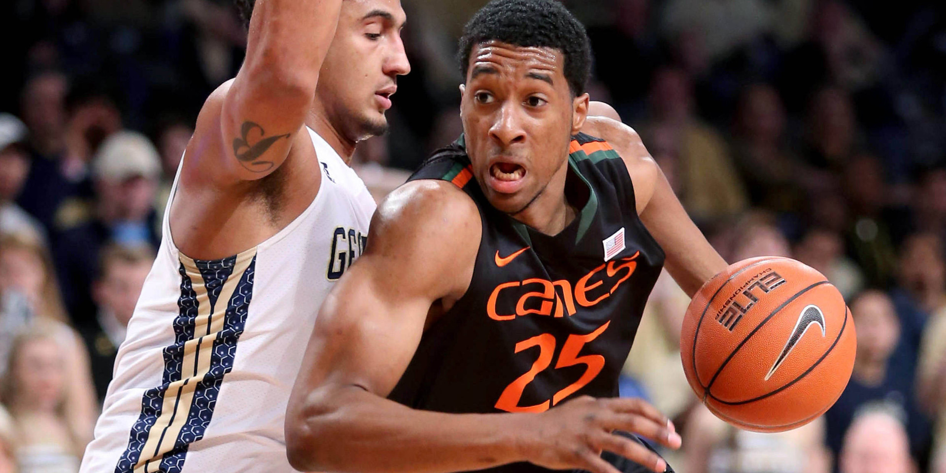 Defense Leads Canes To Road Win, 56-42