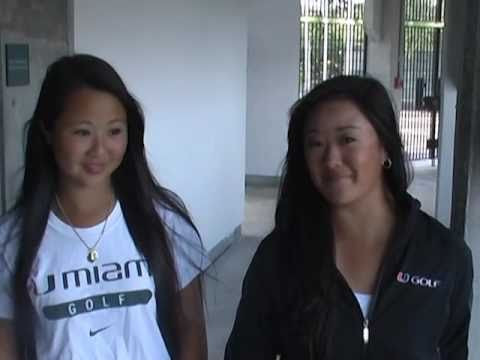 3/4/11 - Women's Golf: Christina and Jennifer Hirano