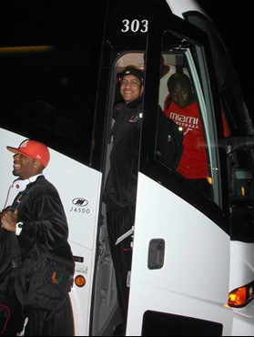 Antoine Allen, Julian Gamble and Reggie Johnson are happy to reach Charleston.