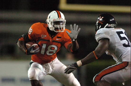Virginia Cavaliers @ University of Miami Hurricanes