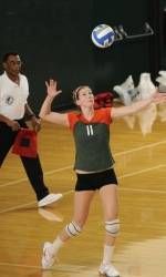 Mayhew Paces Hurricanes Volleyball past Maryland, 3-0