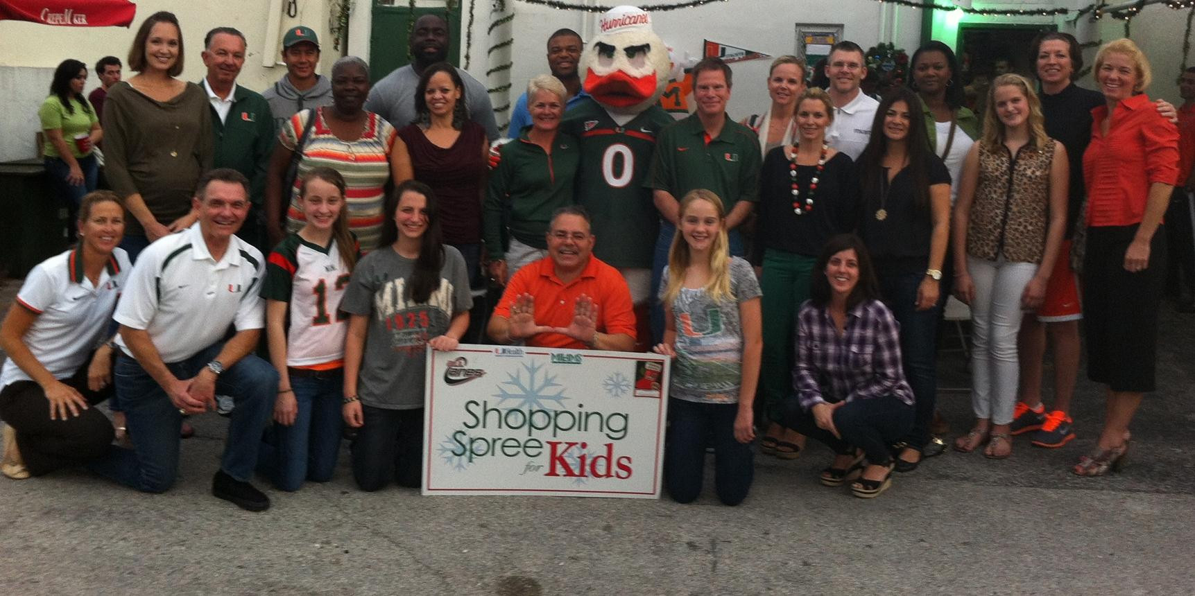 Canes Staff Attend Holiday Shopping Spree