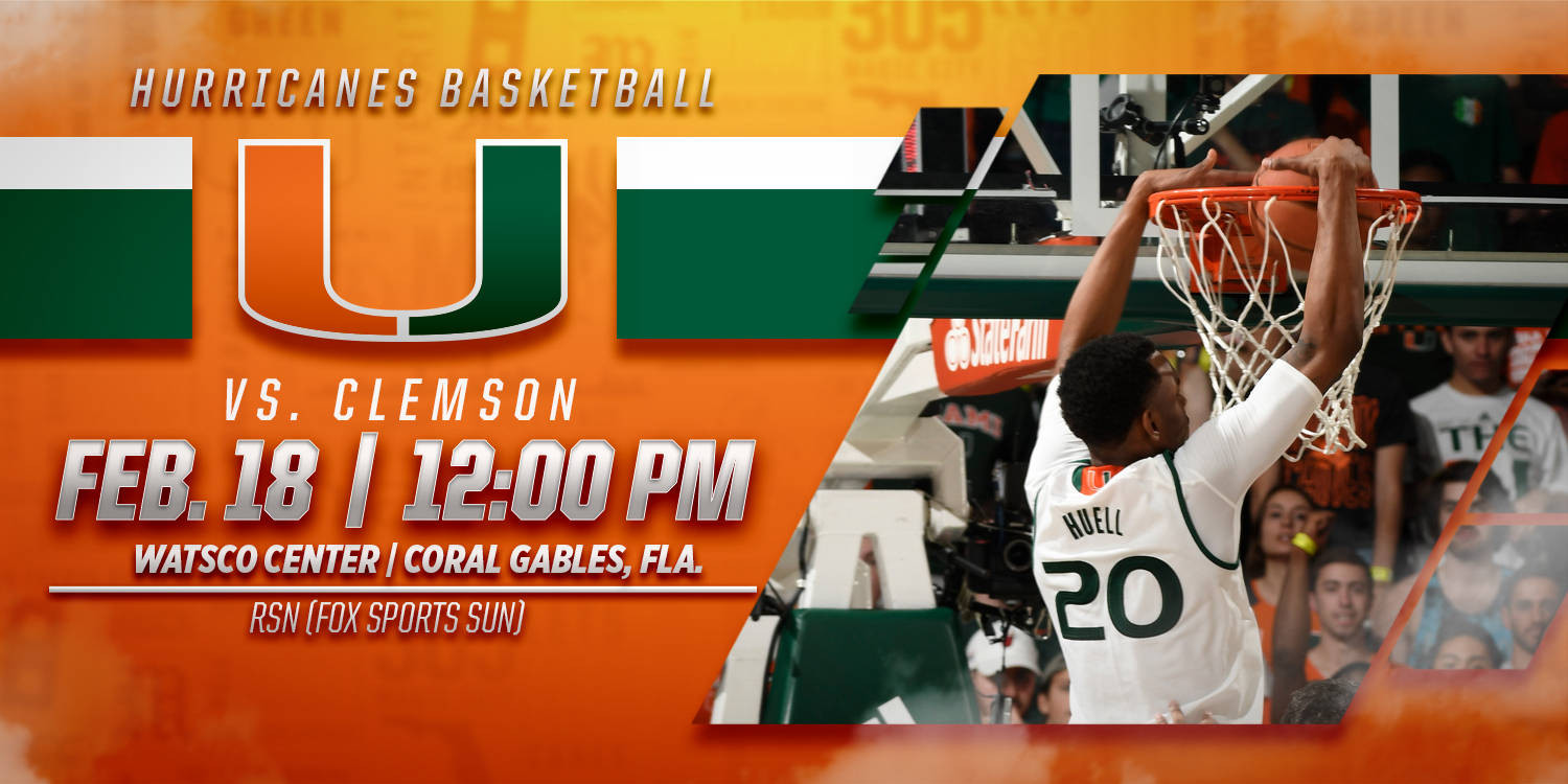 Game Day: Clemson at Miami - Feb. 18