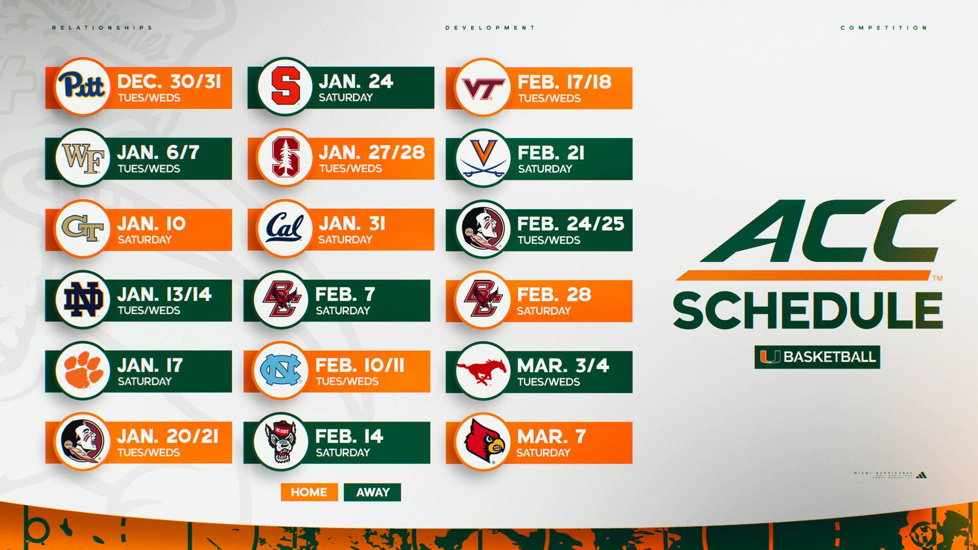 ACC Announces 2025-26 Men’s Basketball Slate