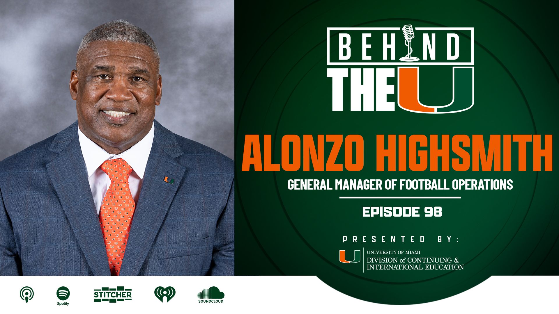 Behind The U Podcast: Alonzo Highsmith