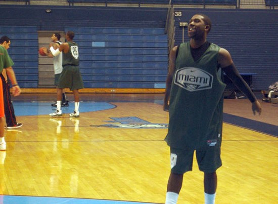 Malcolm Grant enjoys being back on the court.