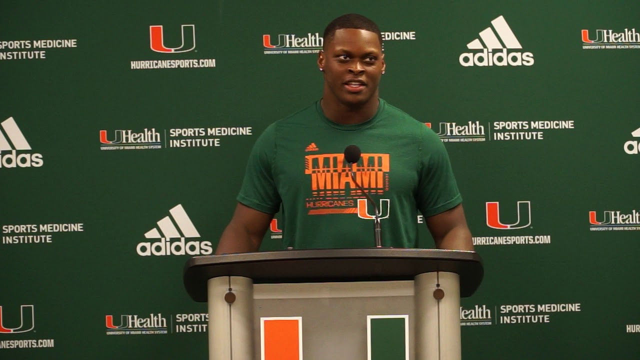 Shaquille Quarterman Postgame Presser | Miami vs. Louisville | 11.9.19