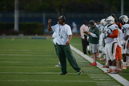 LB coach Micheal Barrow