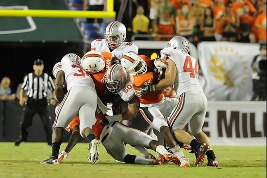 2011 Miami Hurricanes Football vs Ohio State Defense