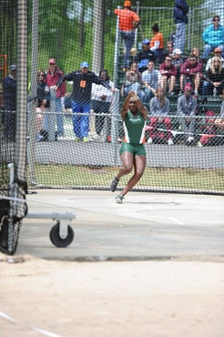 Lea Johnson at 2013 ACC Outdoor Championships