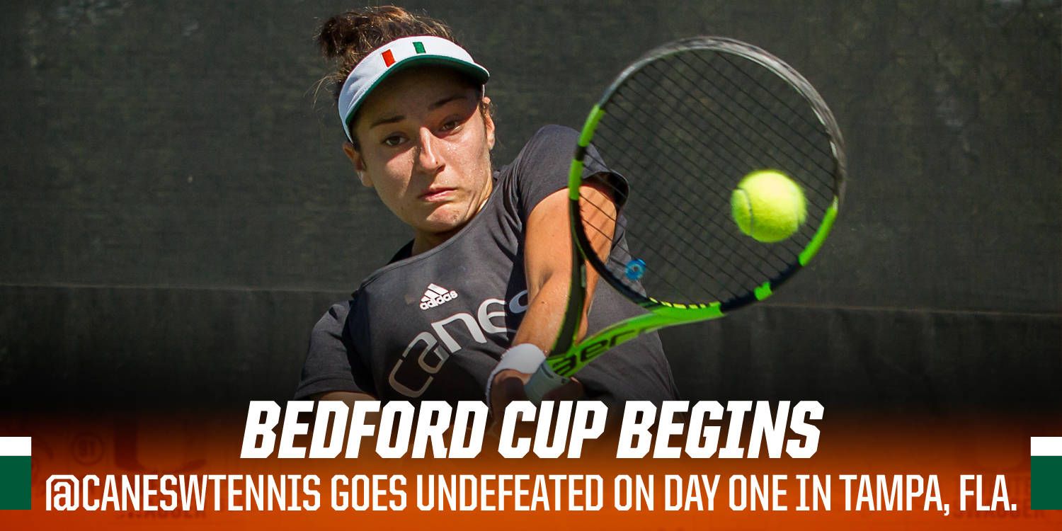 @CanesWTennis Posts 4-0 Mark to Open Bedford Cup