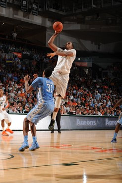 2012 Miami Hurricanes Men's Basketball vs North Carolina