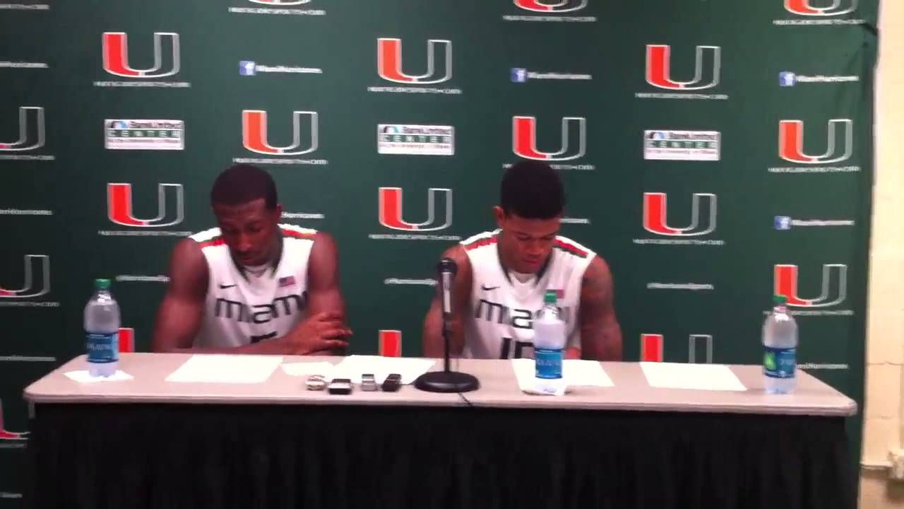 Rion Brown and Davon Reed - Postgame Loyola