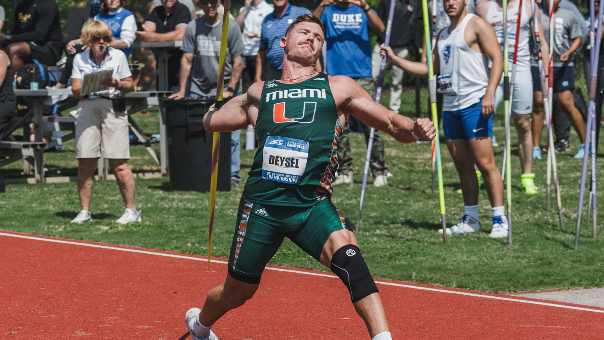 Deysel Wins Javelin Title as Hurricanes Open Competition at ACC Championships Deysel Wins Javelin Title as Hurricanes Open Competition at ACC Championships