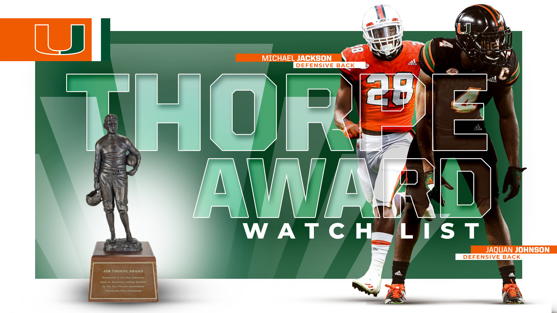 Pair of Miami Seniors Named to Thorpe Watch List