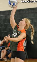 Canes Volleyball Set for Pair of Old North State Foes