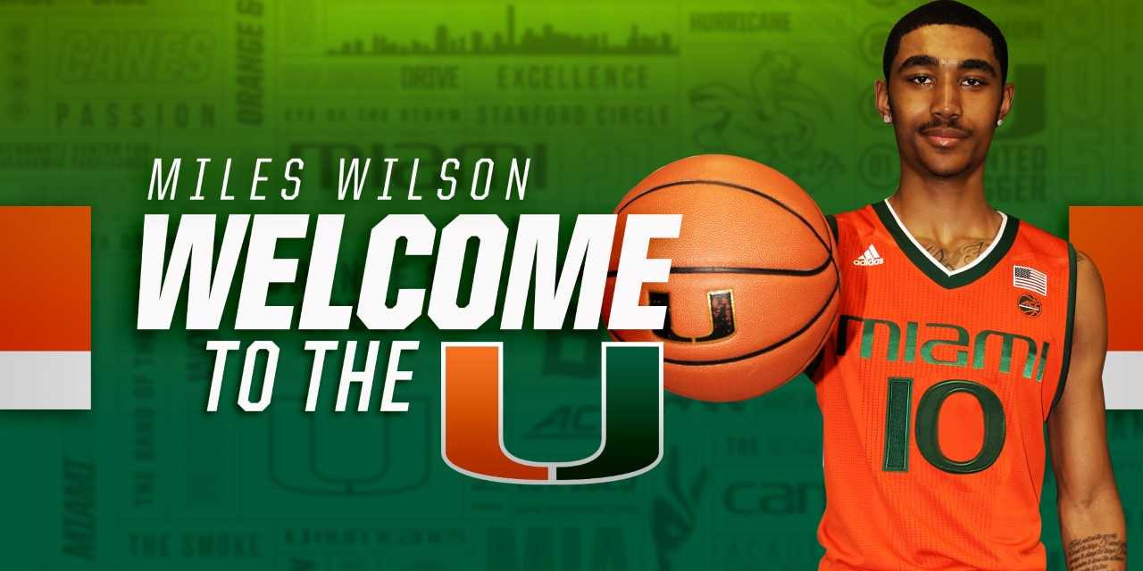 Miles Wilson Signs with Miami Basketball