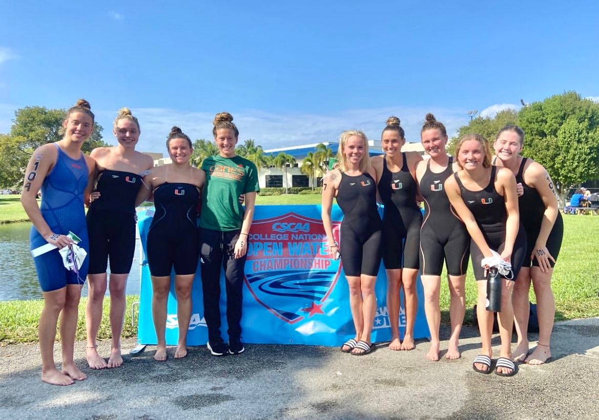 Miami Places Fourth in the Country at the College National Open Water Championships
