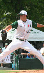 Hernandez Fans Eight as No. 10 UM Sweeps Cincinnati, 8-0