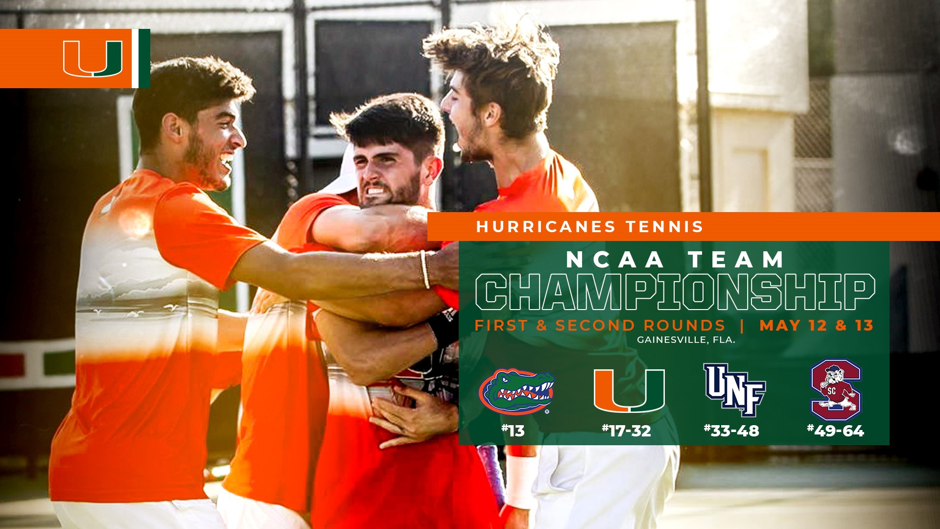 No. 39 Men's Tennis Returns to NCAA Tournament