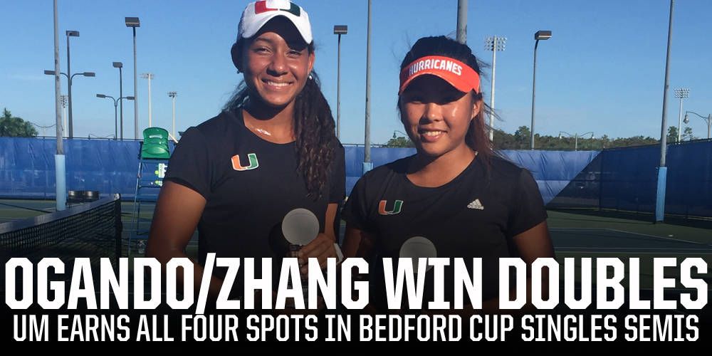 Ogando, Zhang Take Bedford Cup Doubles Title