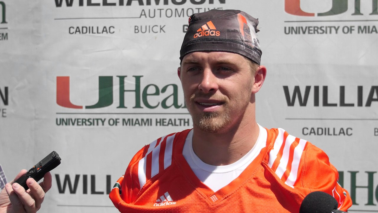 Braxton Berrios | Spring Practice Presser | 4.13.2107