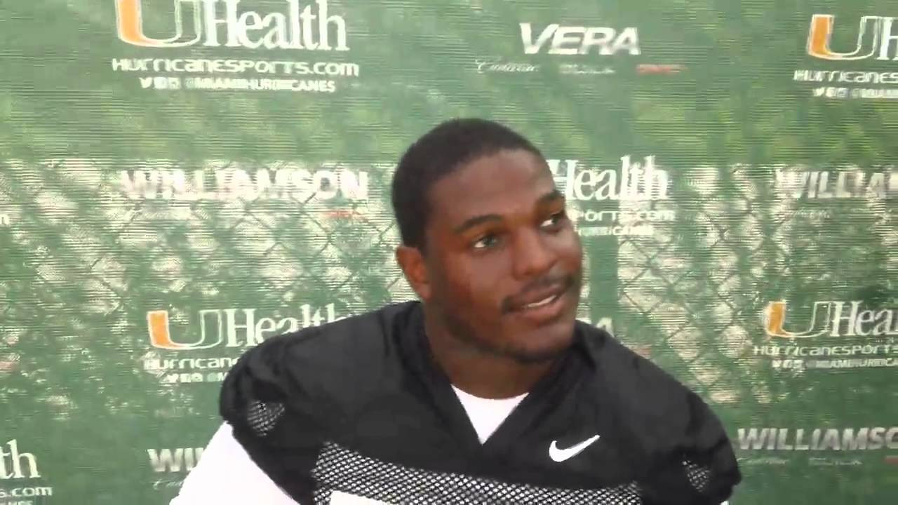 Denzel Perryman #CanesCamp - Aug. 3, 2013